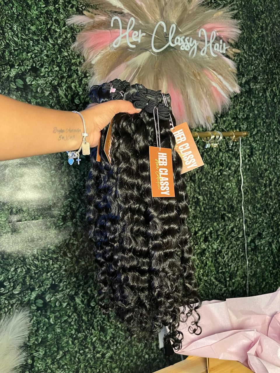 Her Classy Curly Extensions