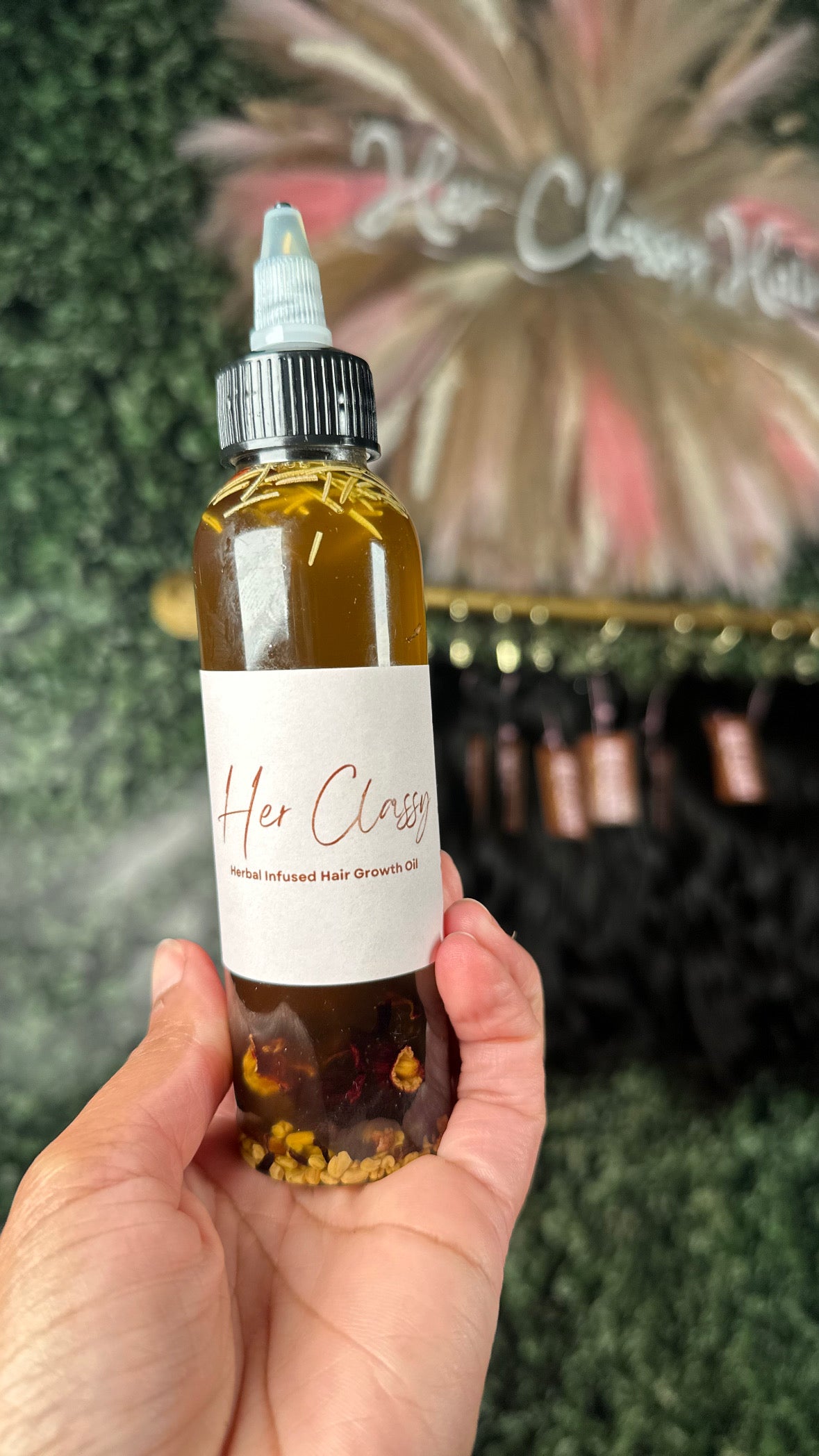 Her Classy Herbal Infused Growth Oil