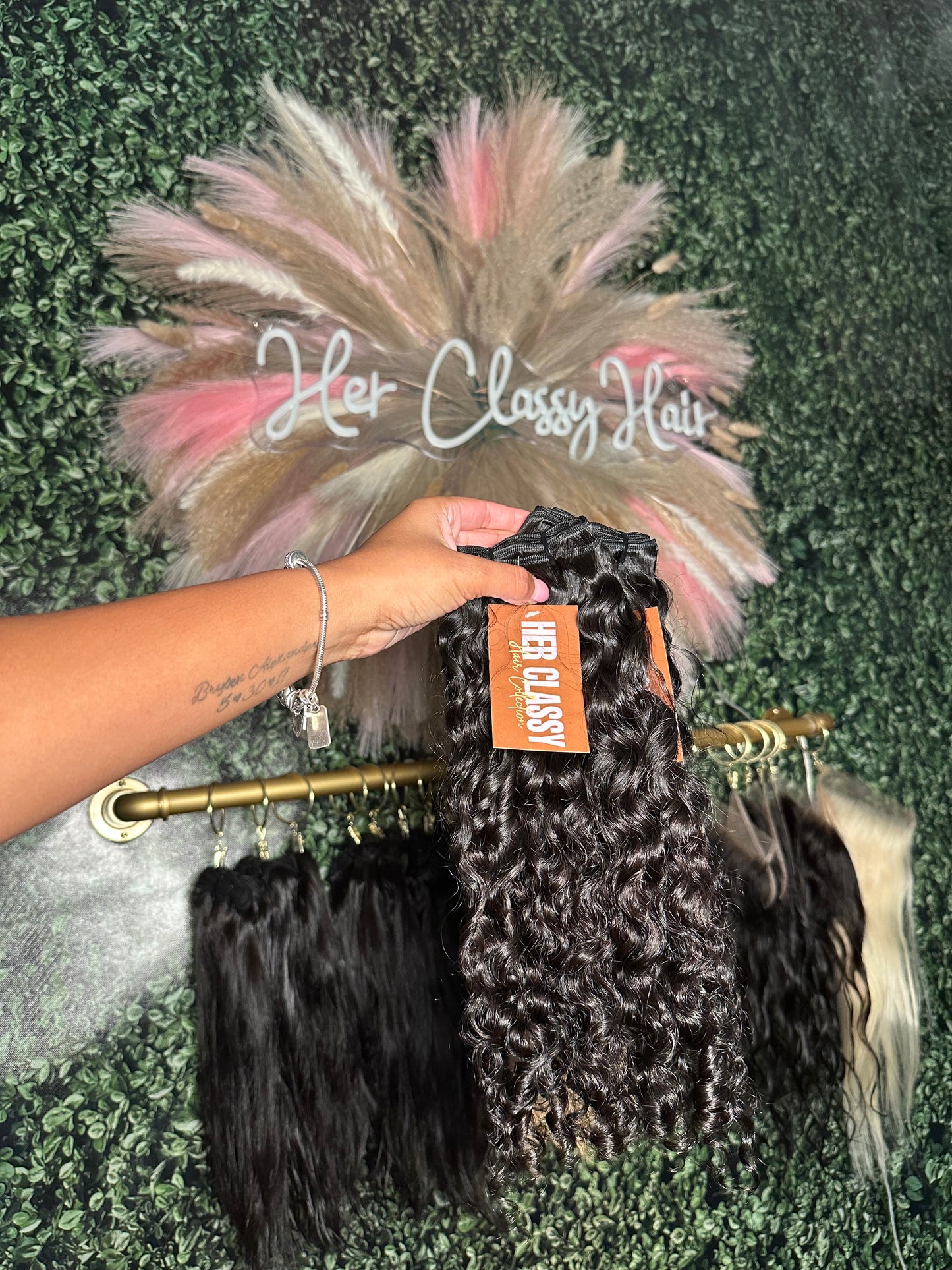 Her Classy Curly Extensions